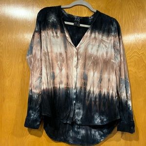FDJ tie dye top sz 12